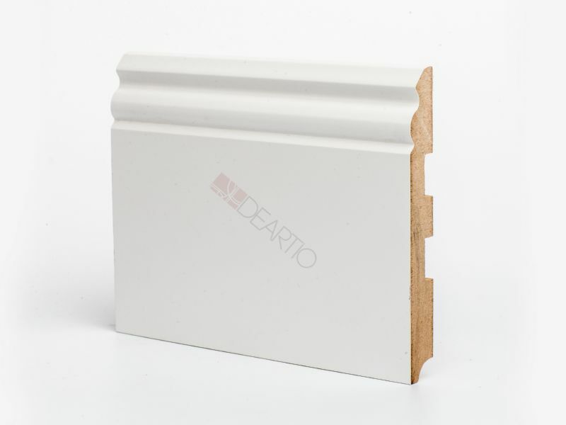 Плинтус МДФ Deartio/Деартио Белый U 105-150 150х16х2050мм